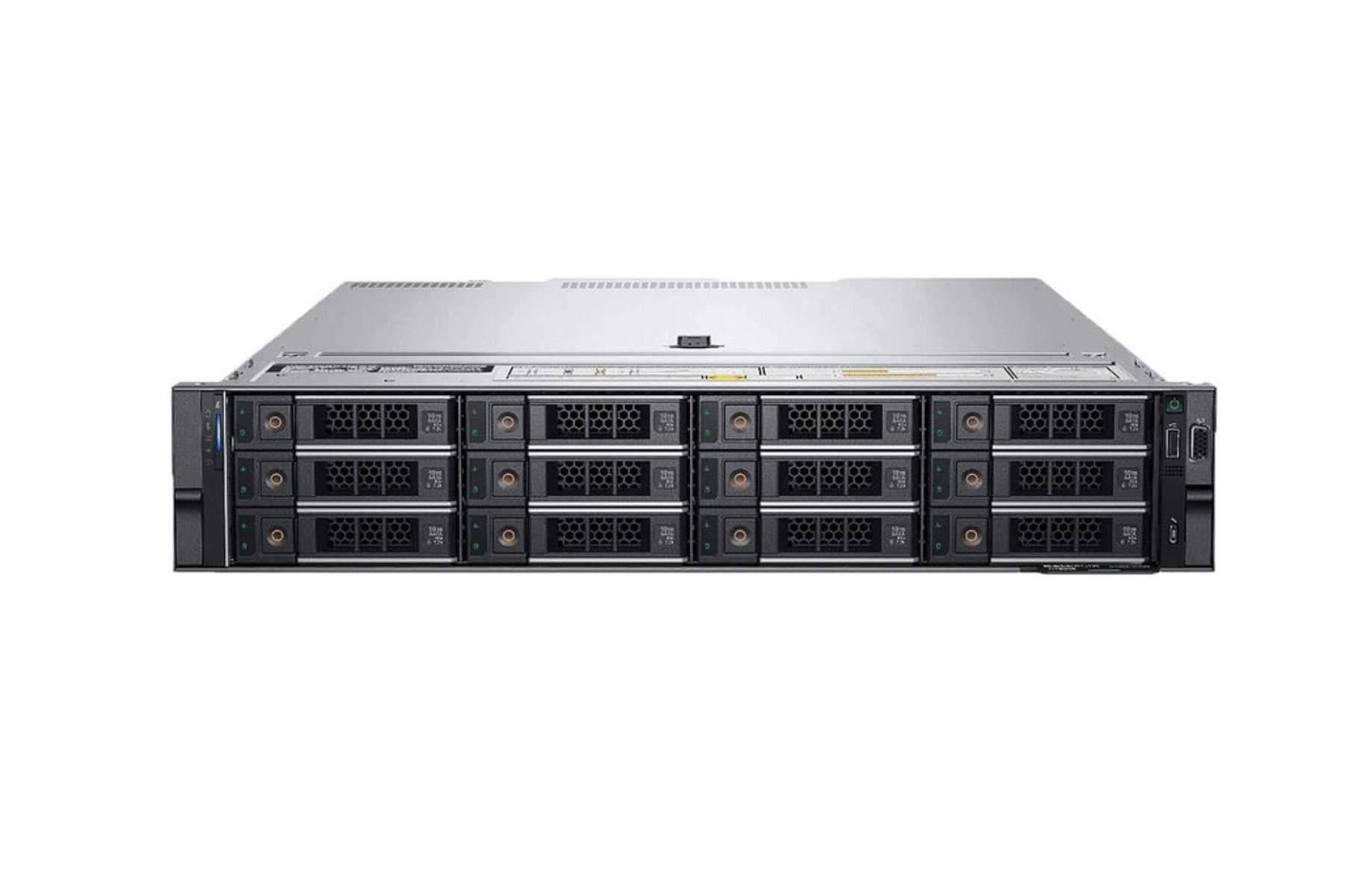 Refurbished Dell PowerEdge R750xs 12-Bay 3.5" LFF 2U server front view